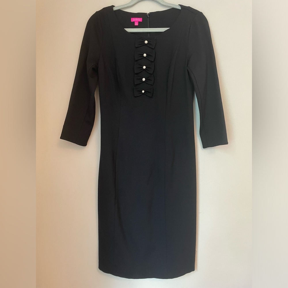 Talbots Elegant Black Dress